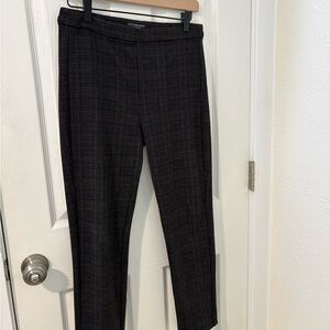 Liverpool Los Angeles Gray Plaid Trousers